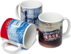 Printed mugs