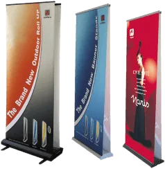 Standing banners