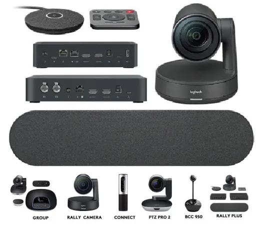 Video conferencing cameras and speakers