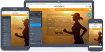 Website shown on laptop and phone